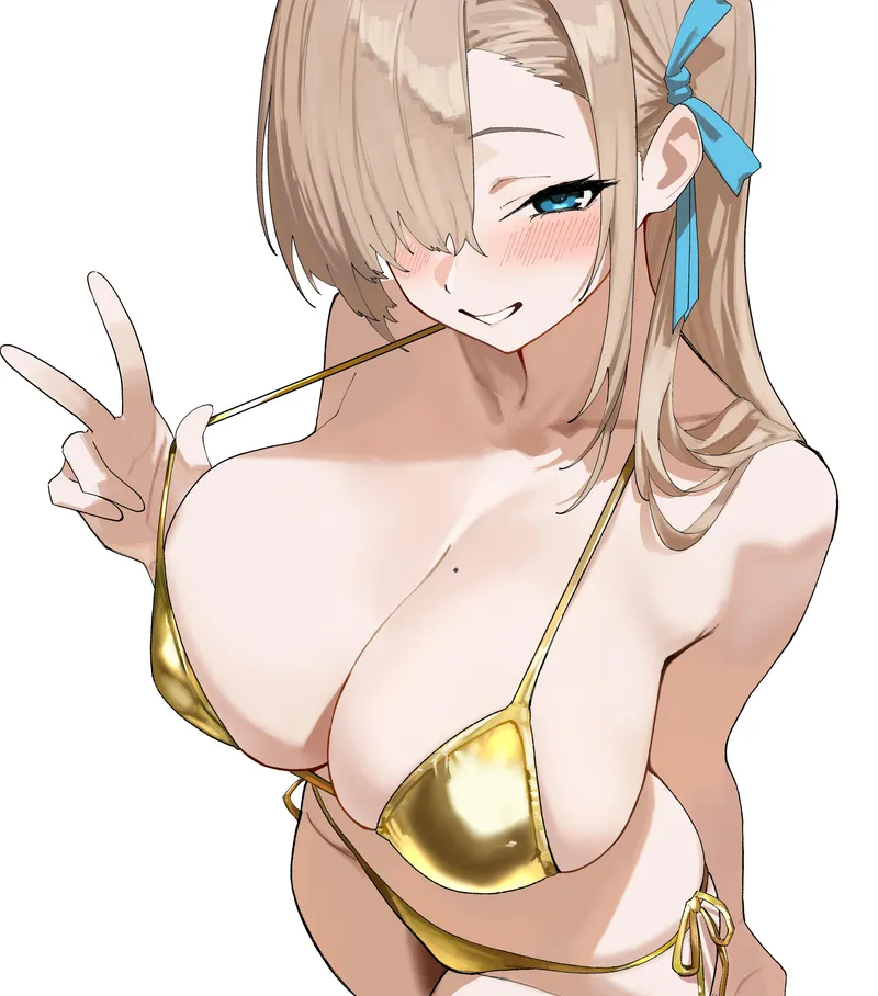 Thumbnail Golden Bikini Asuna: A Stunning Creation by konosubak in OppaiLove