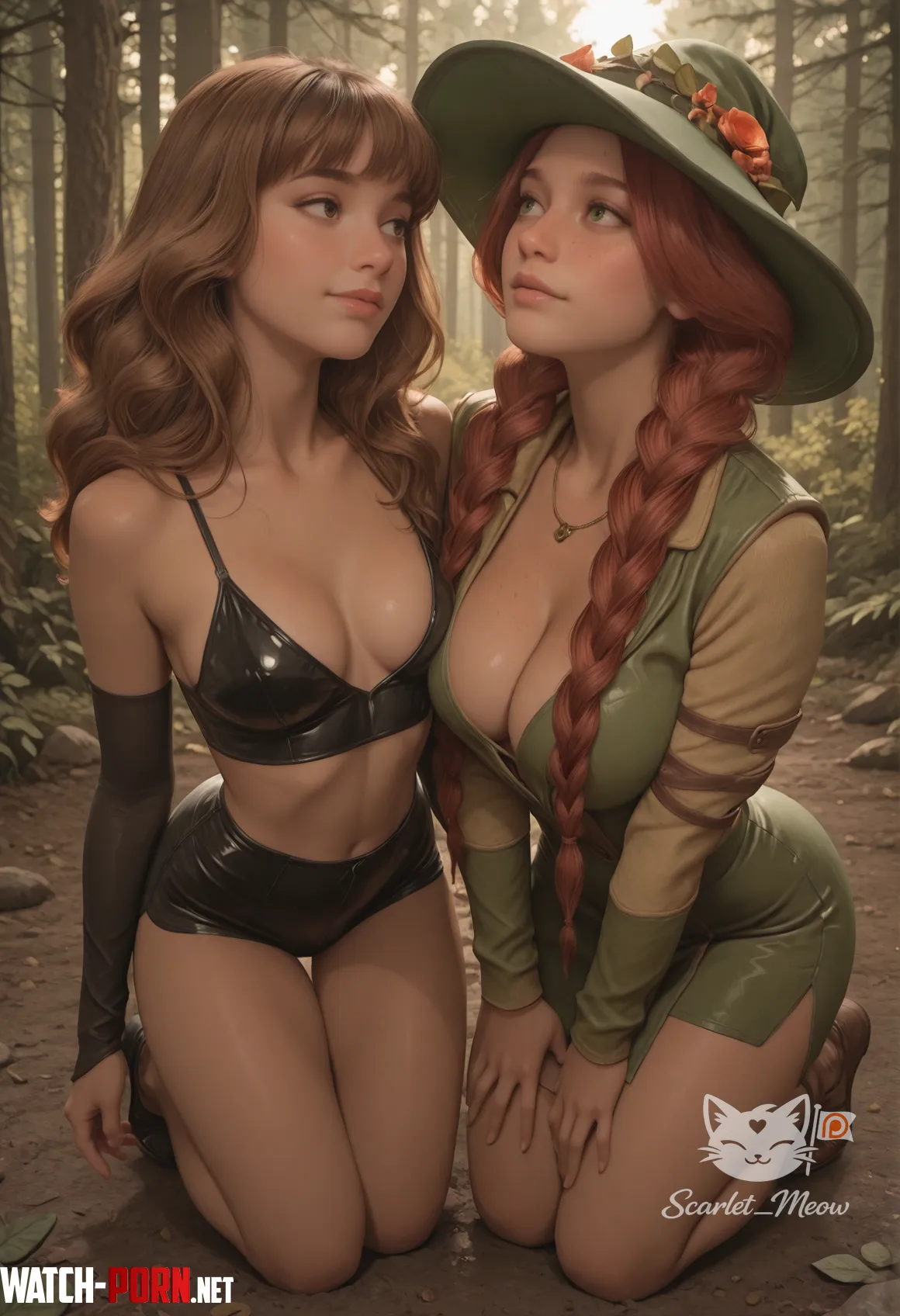 Hermione x Mirabel Garlick by Scarlet_Meow
