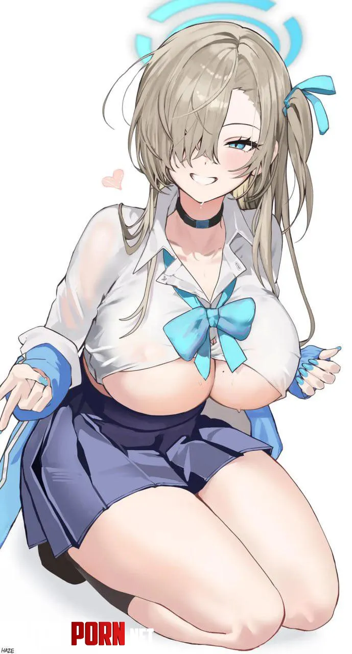 Asuna's underboob (Blue Archive) by GyallFrost