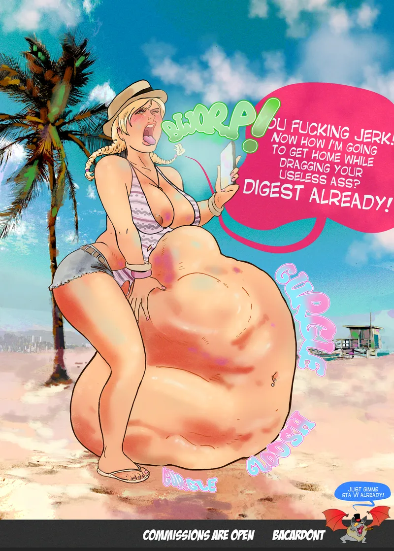 Thumbnail Bacardont's Hungry Tracey de Santa: A Captivating Vore Art