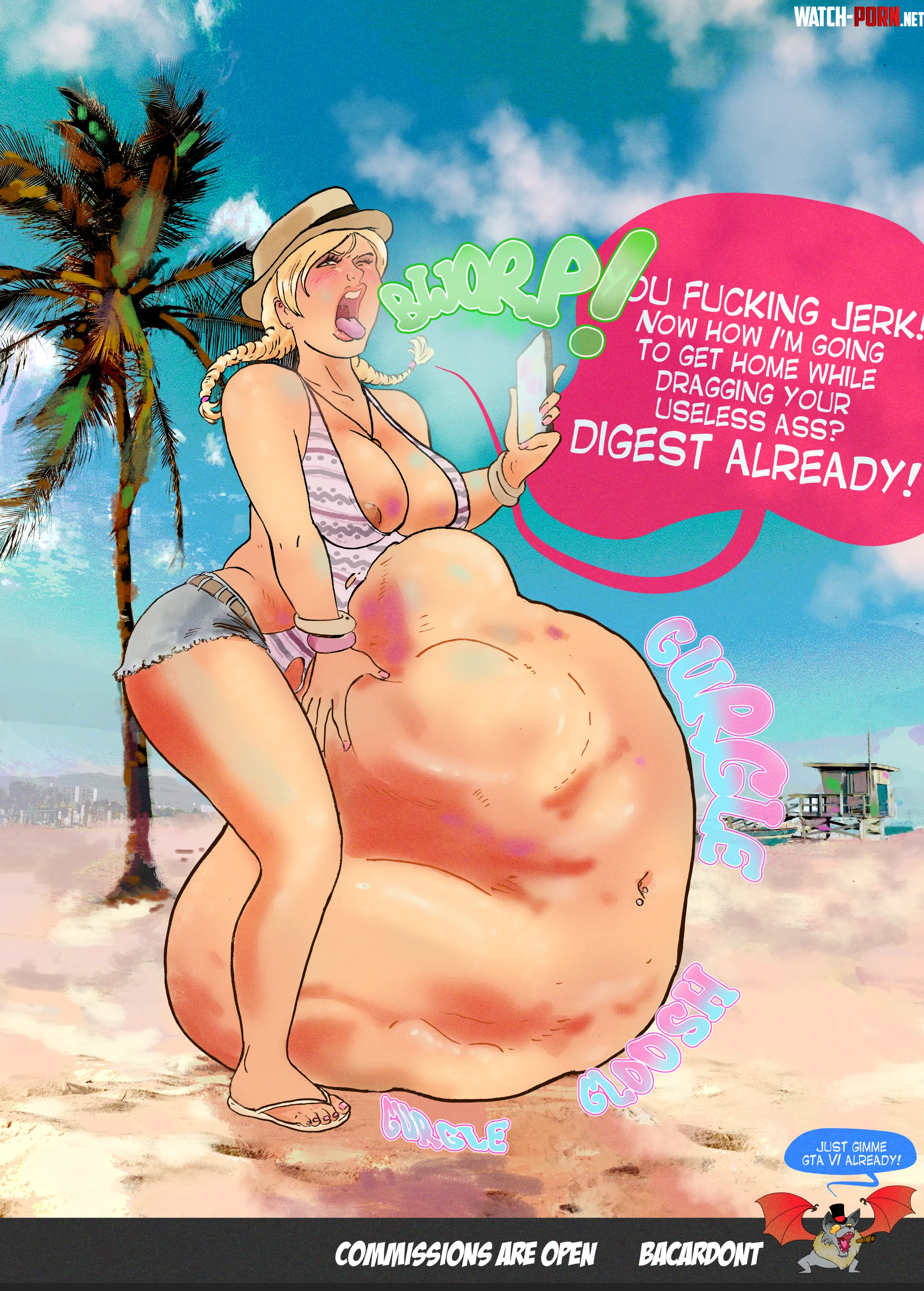 {image} Hungry Tracey de Santa (art by Bacardont) by Drunk_Bat_Bacardont