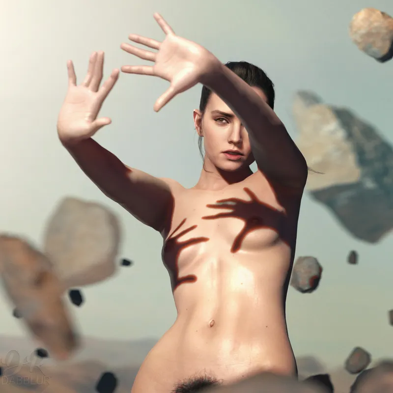 Thumbnail Poke-Oji's Sunny Artistry: Rey's Sun Rays | starwarsnsfw
