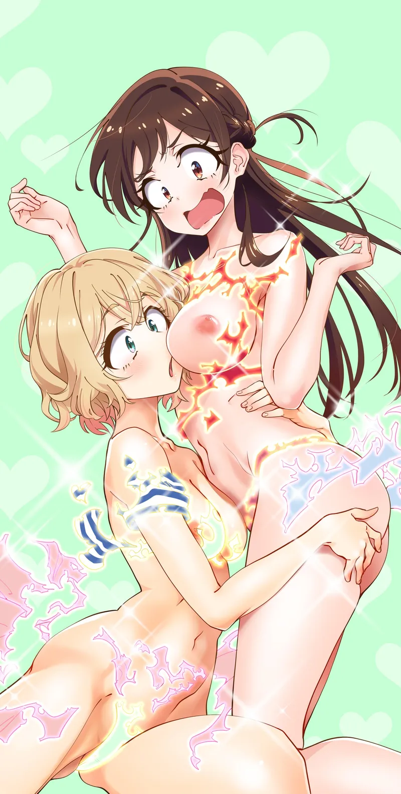 Thumbnail Passionate Review: Mami Admires Chizuru's Beauty in Yuri Delight