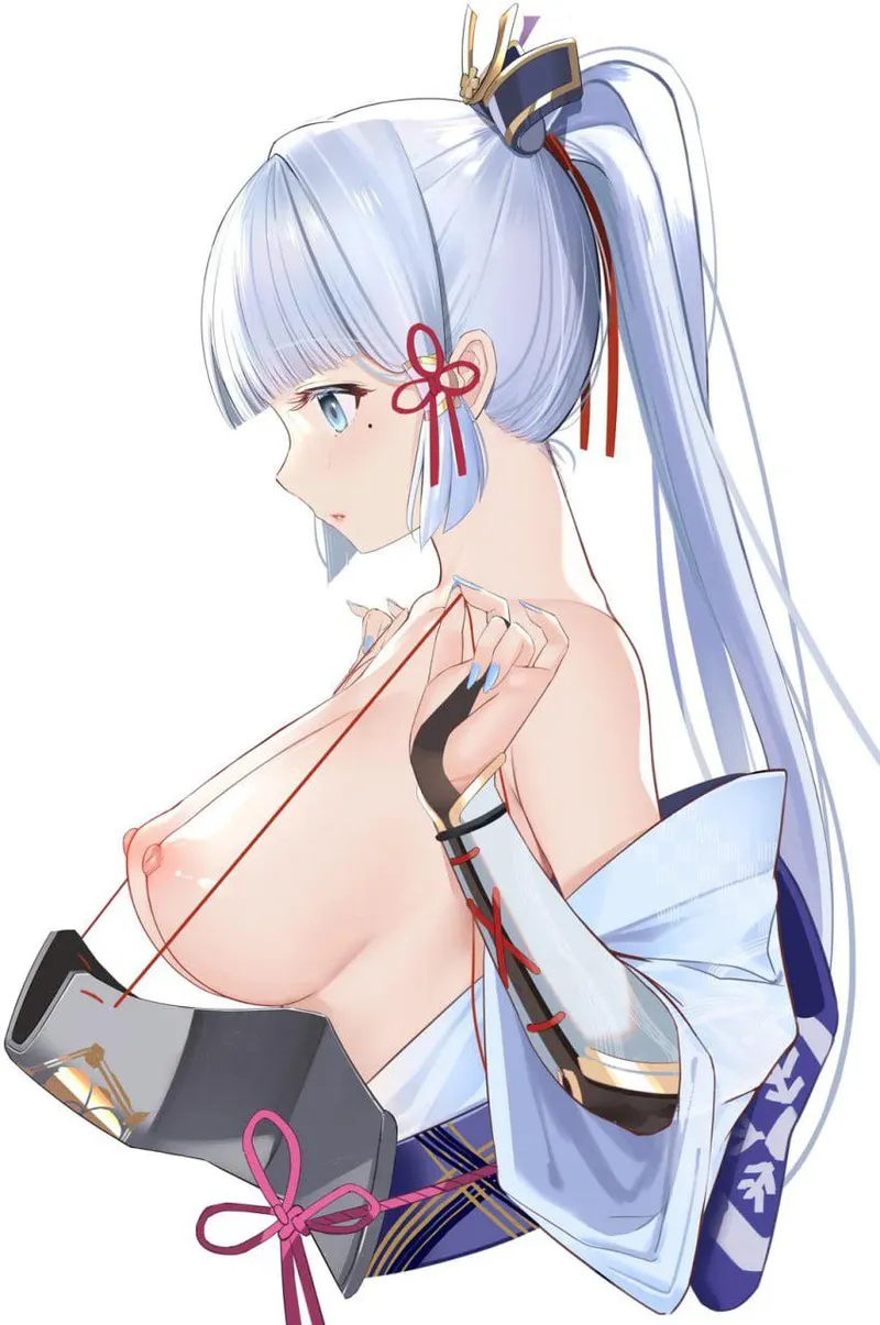 Thumbnail Ayaka in a Vulnerable Moment: Genshin Impact Charms | AnimeMILFS