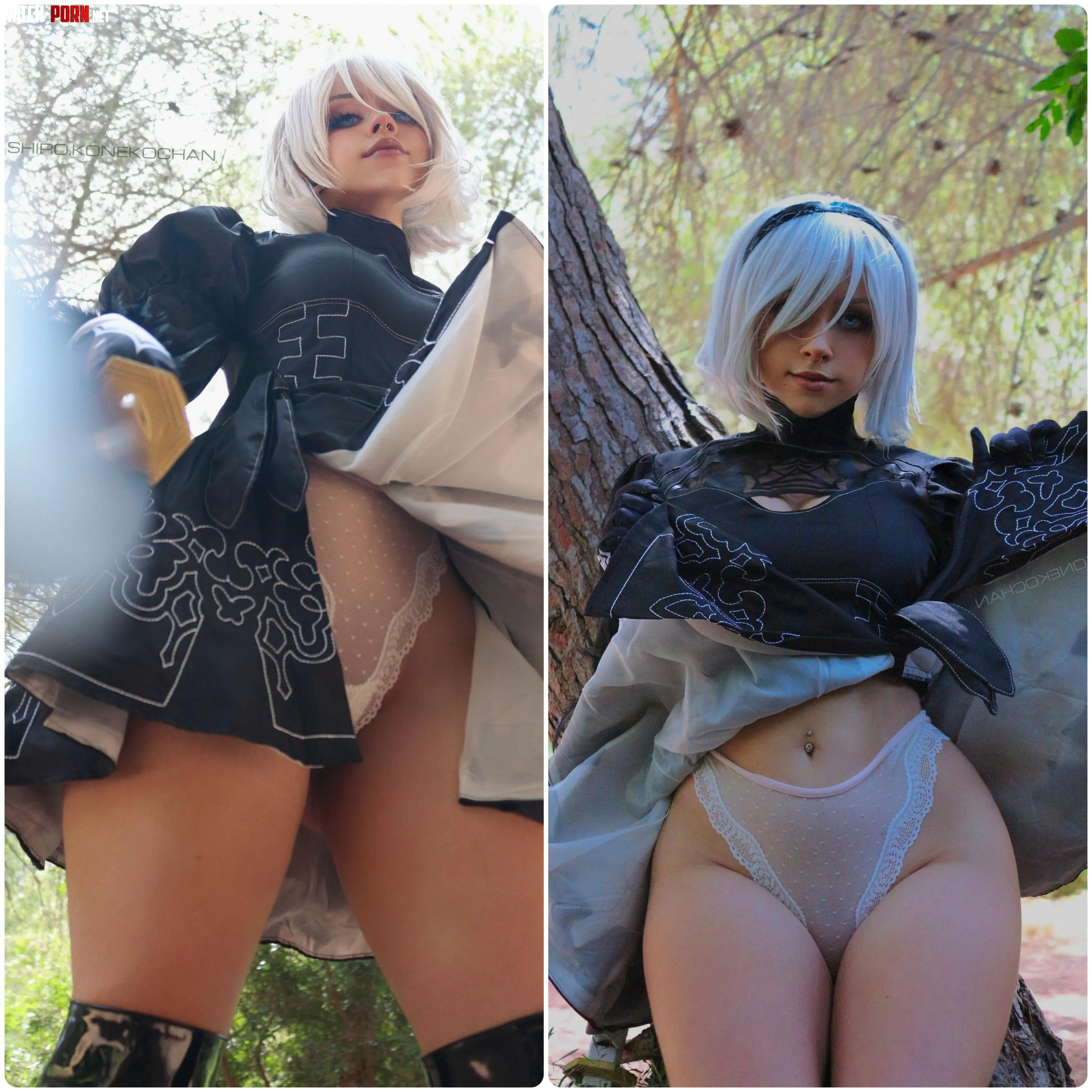2B - Nier (Shiro_konekochan) by shiro_konekochan