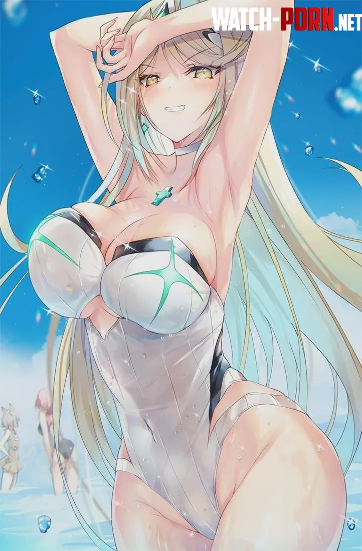 mythra (xenoblade) by jertrigoo2
