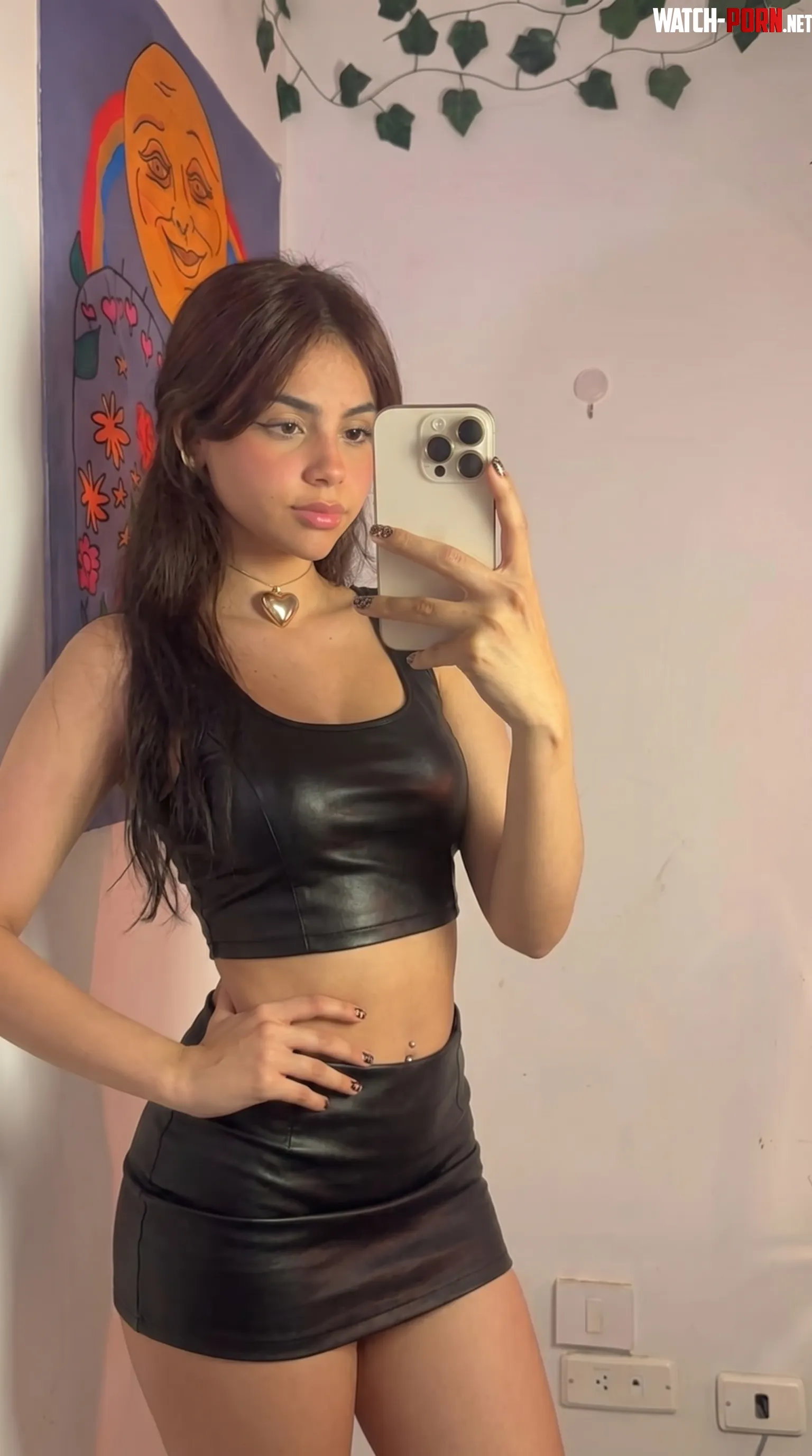 this leather outfit fits me so well, it's simply perfect by GirlySeduction