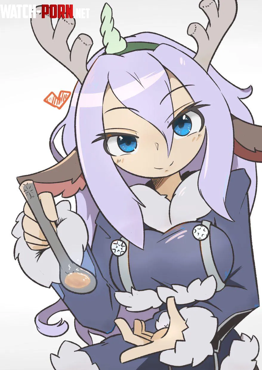 White horn feeds you soup by Jaxx1992