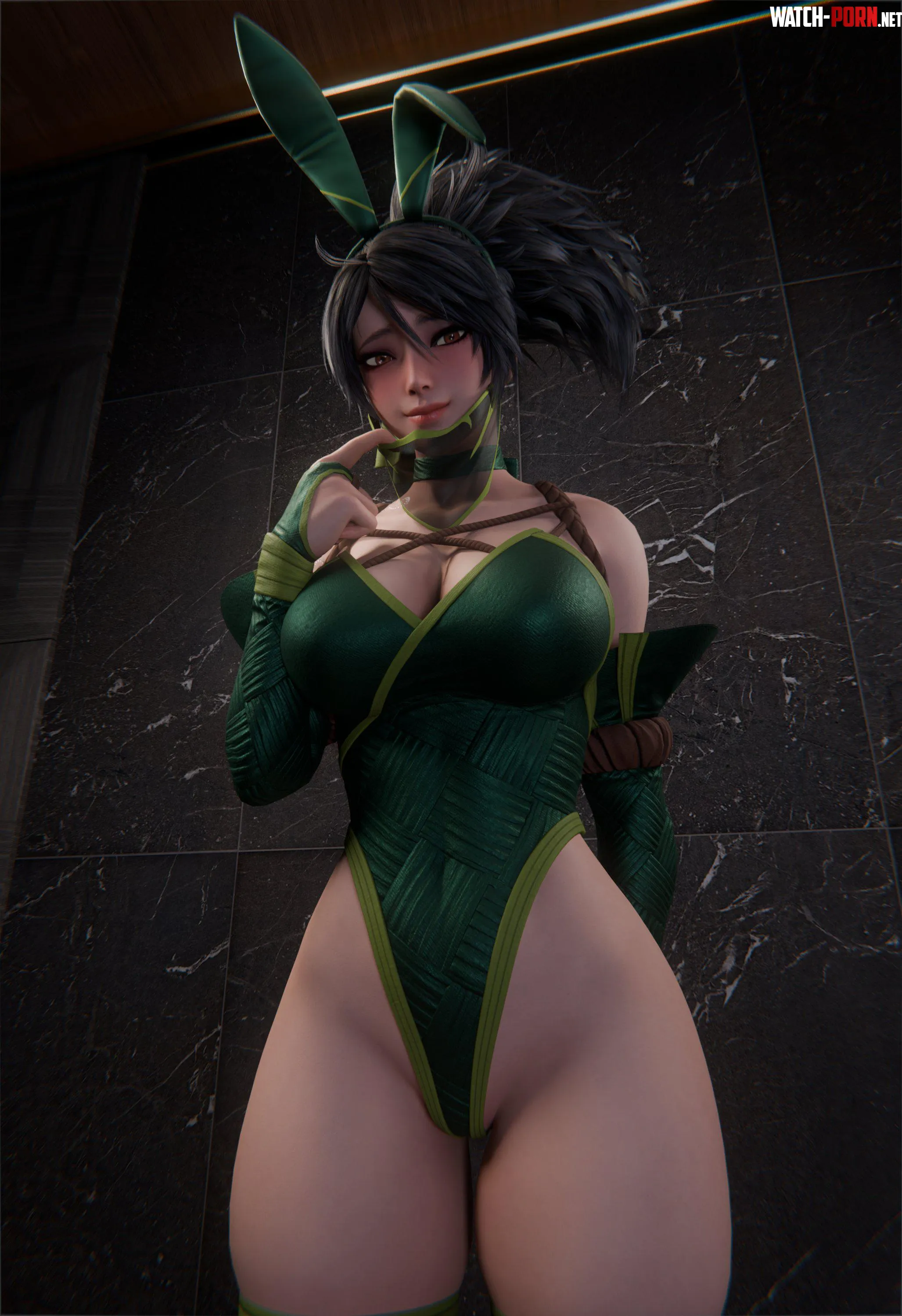 Shy Bunny Akali. (Null_Zenith) by Short-Ad224