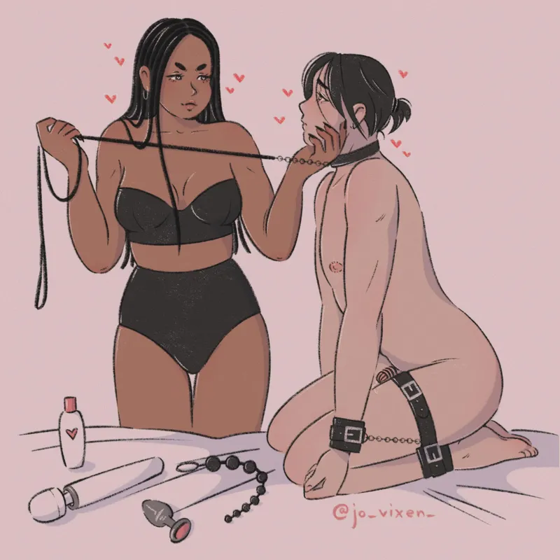 Thumbnail Bound, Caged, and Leashed: a Hentaibondage Story by Jo_vixen_