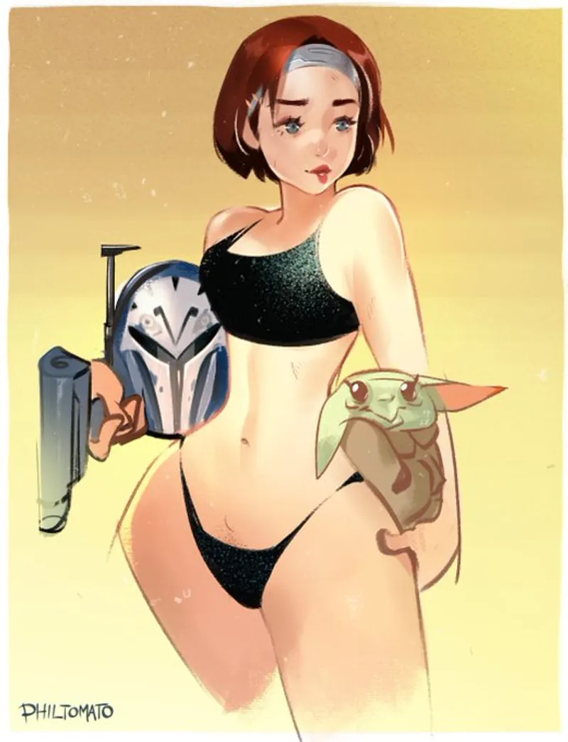 Thumbnail Poke-Oji's Tribute: Bo-Katan's Allure by Philtomato | starwarsnsfw