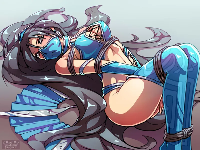 Thumbnail Admire the Defeated Charm of Cute Kitana in Hentaibondage | hentaibondage