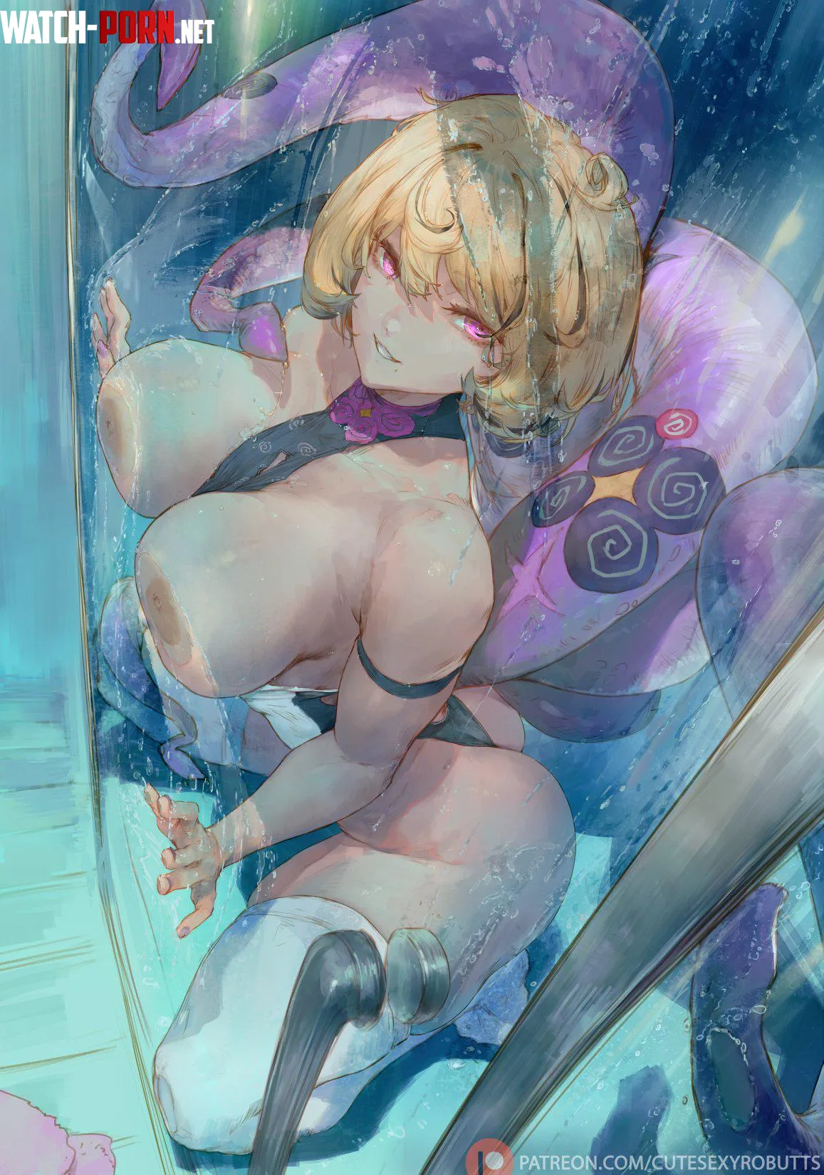 Yidhari Against Glass (Cutesexyrobutts) [Zenless Zone Zero] by Bazaarthrone