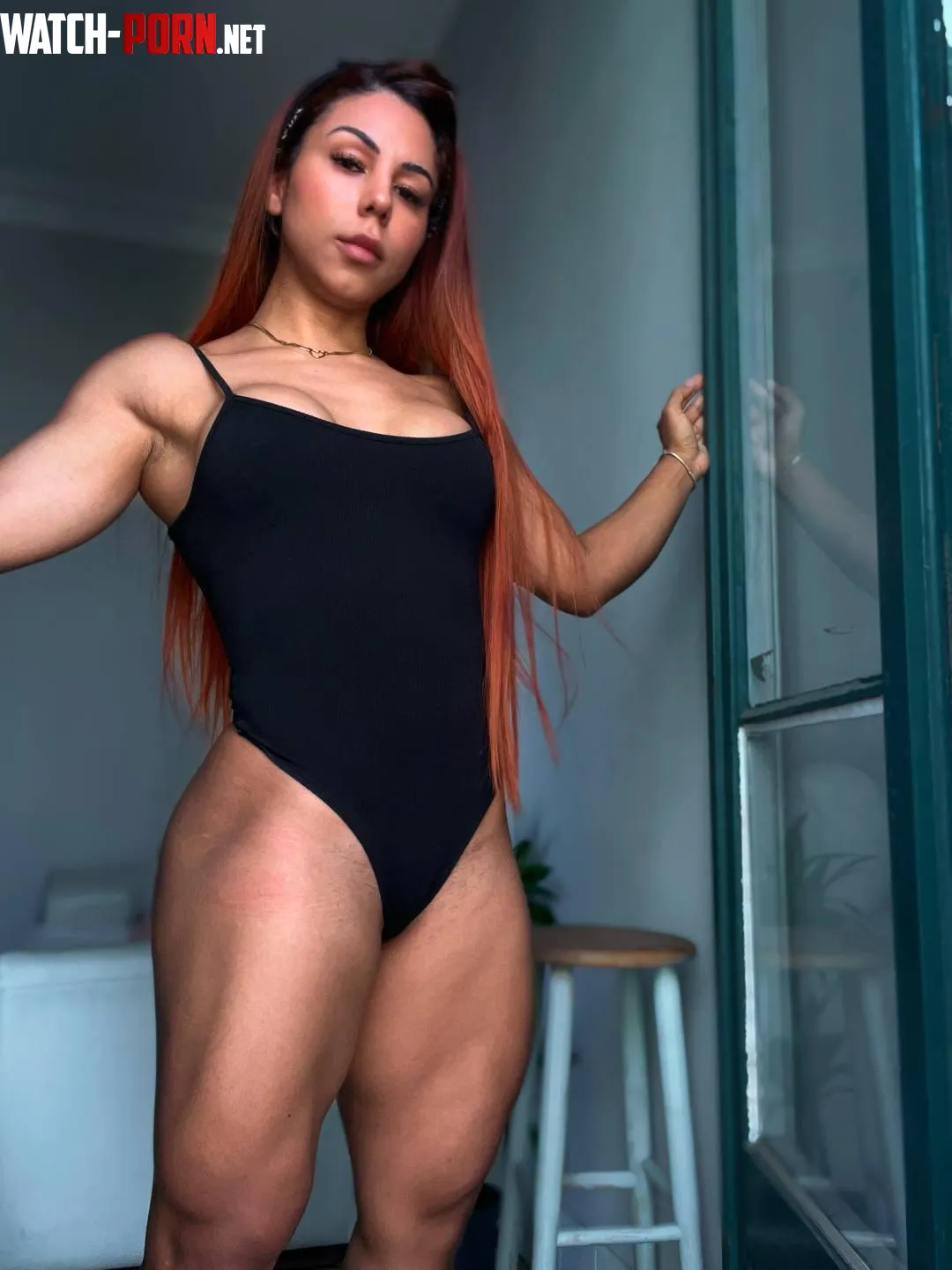 Quick naughty pic in my bodysuit by Real-Diver8010