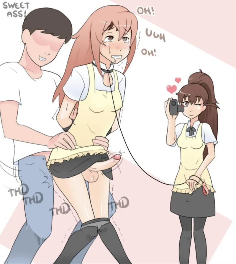 Thumbnail My bully found me crossdressing and blackmail me into her bitch by Eevee_fangirl