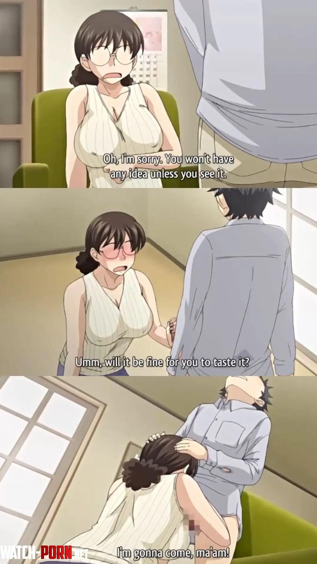 The MILF slowly opens up and gets into it. Do you guys know more hentai where this happens? by Caspian_Kace