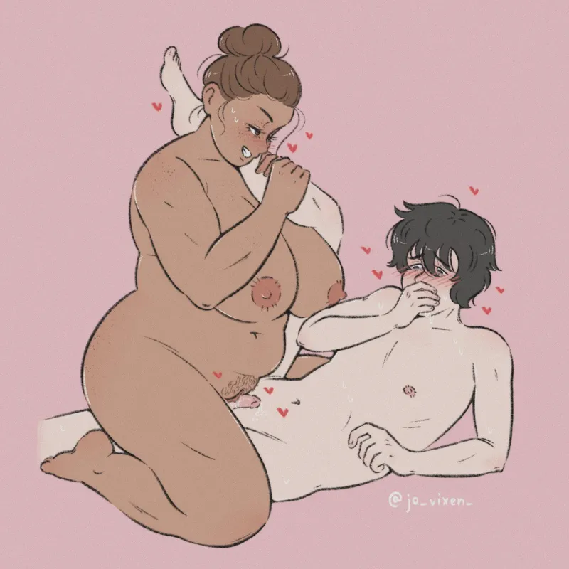 Thumbnail Lifting up his leg 😌 by Jo_vixen_ (originally posted on r/gentlefemdomart) by Cappuccino_Addict