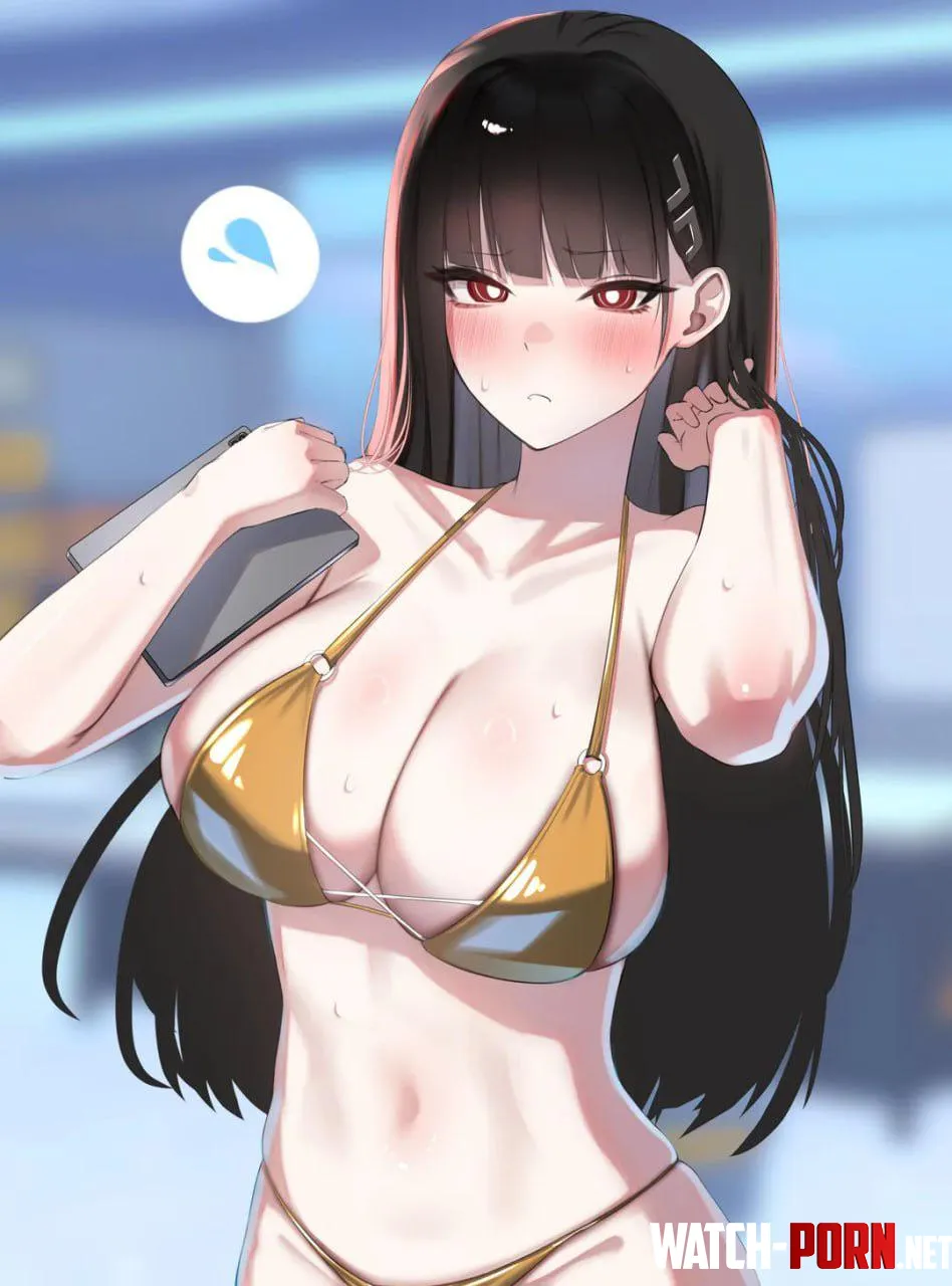 Rio in gold bikini by BlushynnOrbit