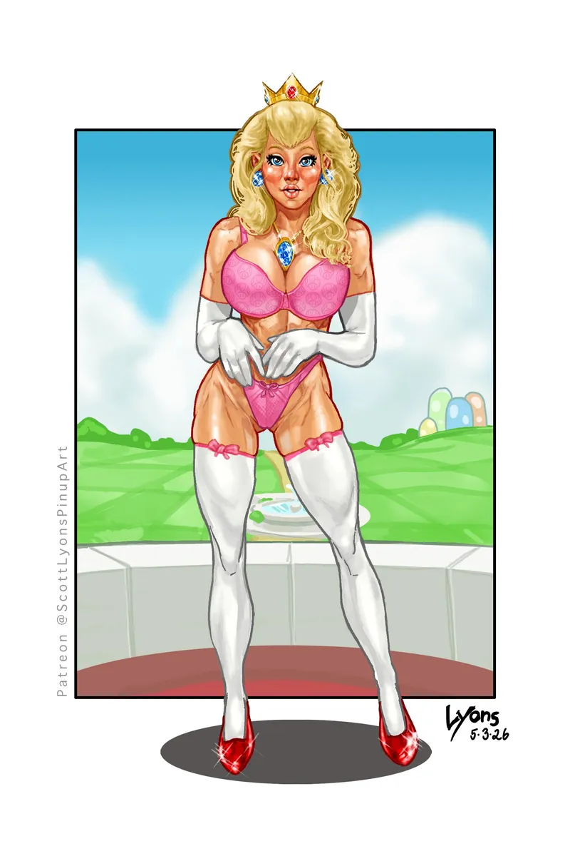 Thumbnail Gaming Sensuality: Scott Lyons' Princess Peach Tribute