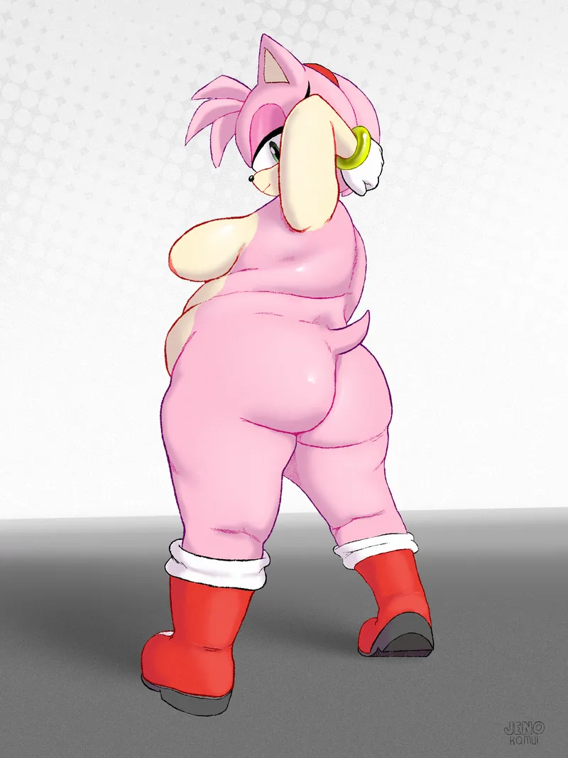 Thumbnail Amy Rose but BBW (JenoKamui) by JetFrozen