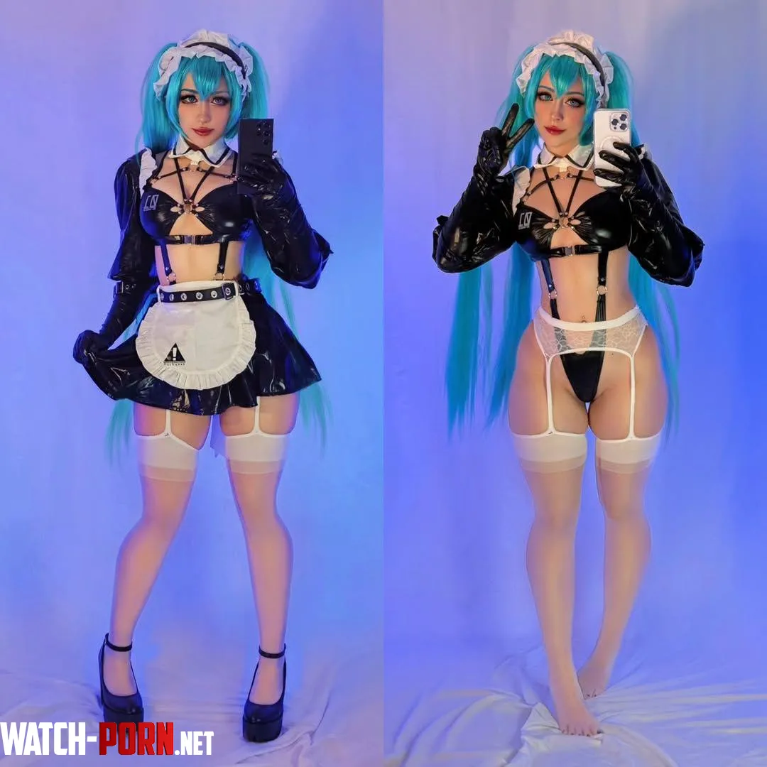 Hatsune Miku by Shiro_konekochan by shiro_konekochan