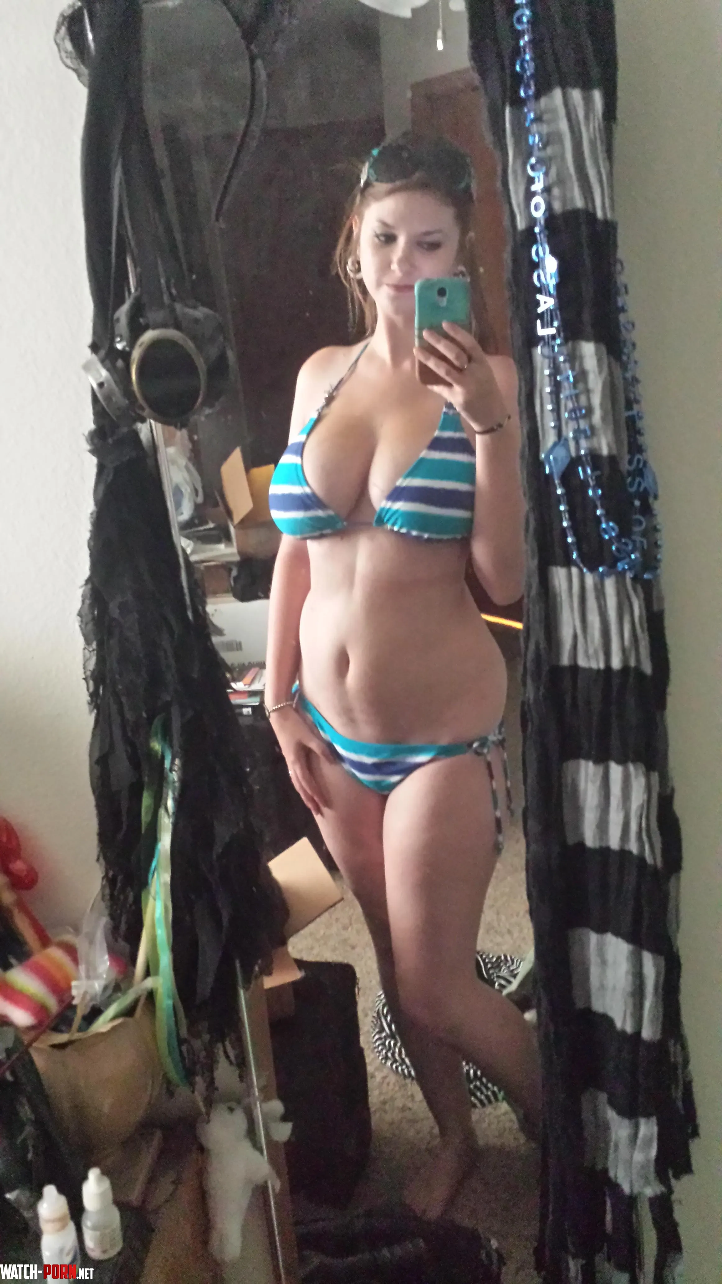 Stripes in the mirror by DoctorSlutWife