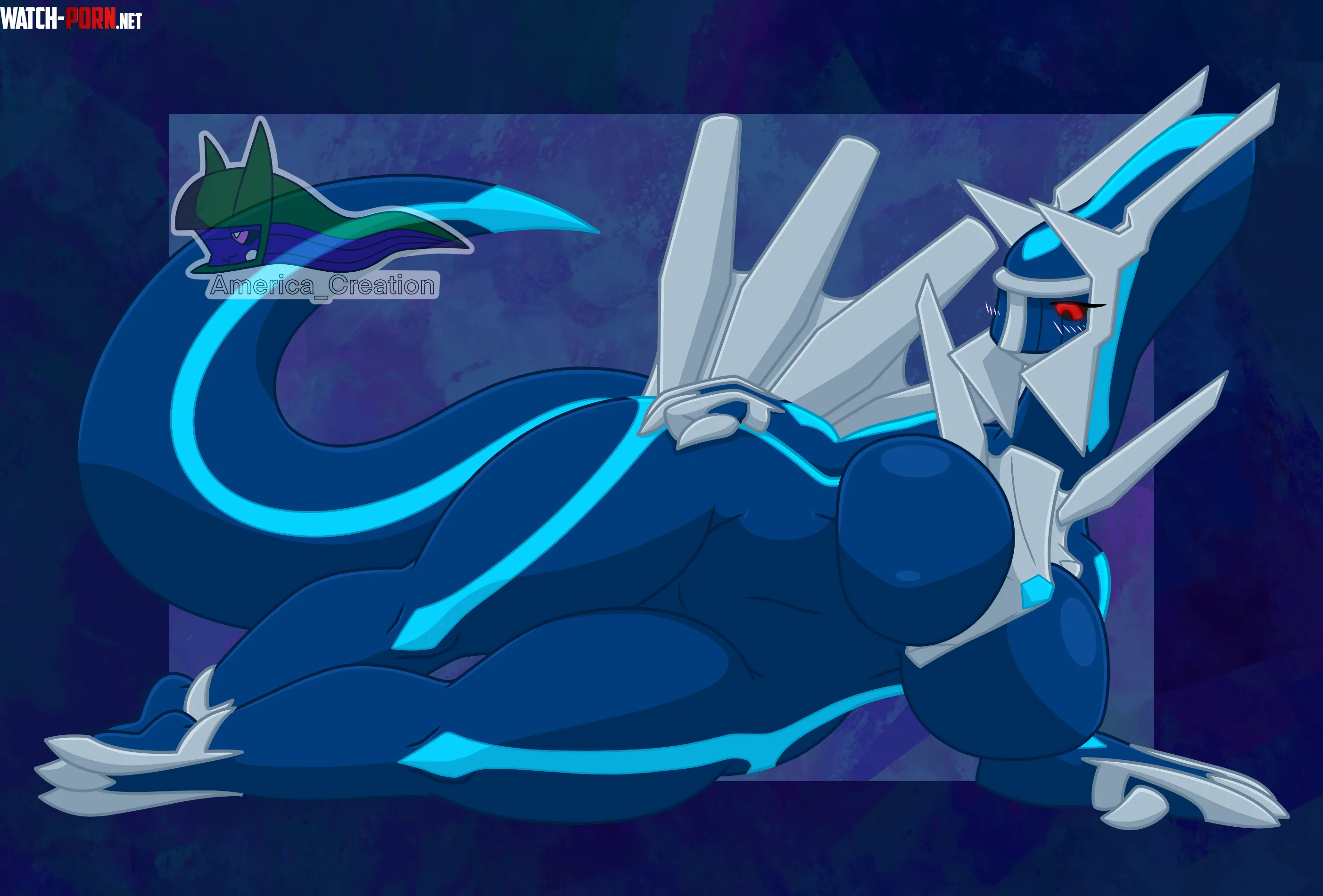 Dialga (art by America_Creation on FA) by America_Creation
