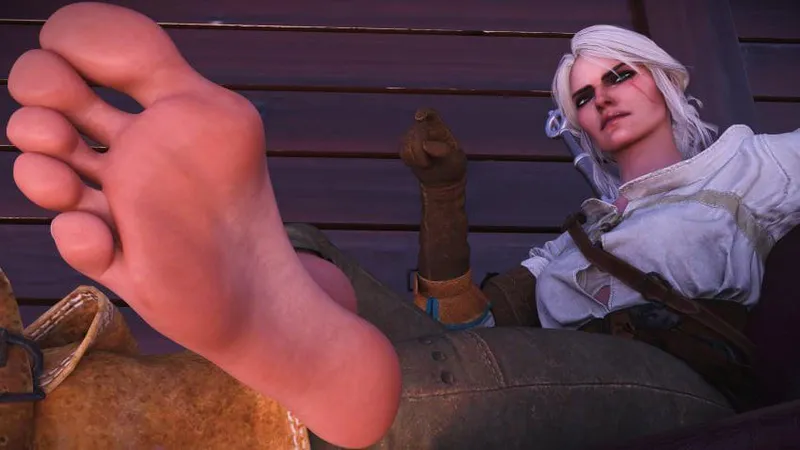 Thumbnail Goonette924 Illustrates Ciri's Feet from The Witcher