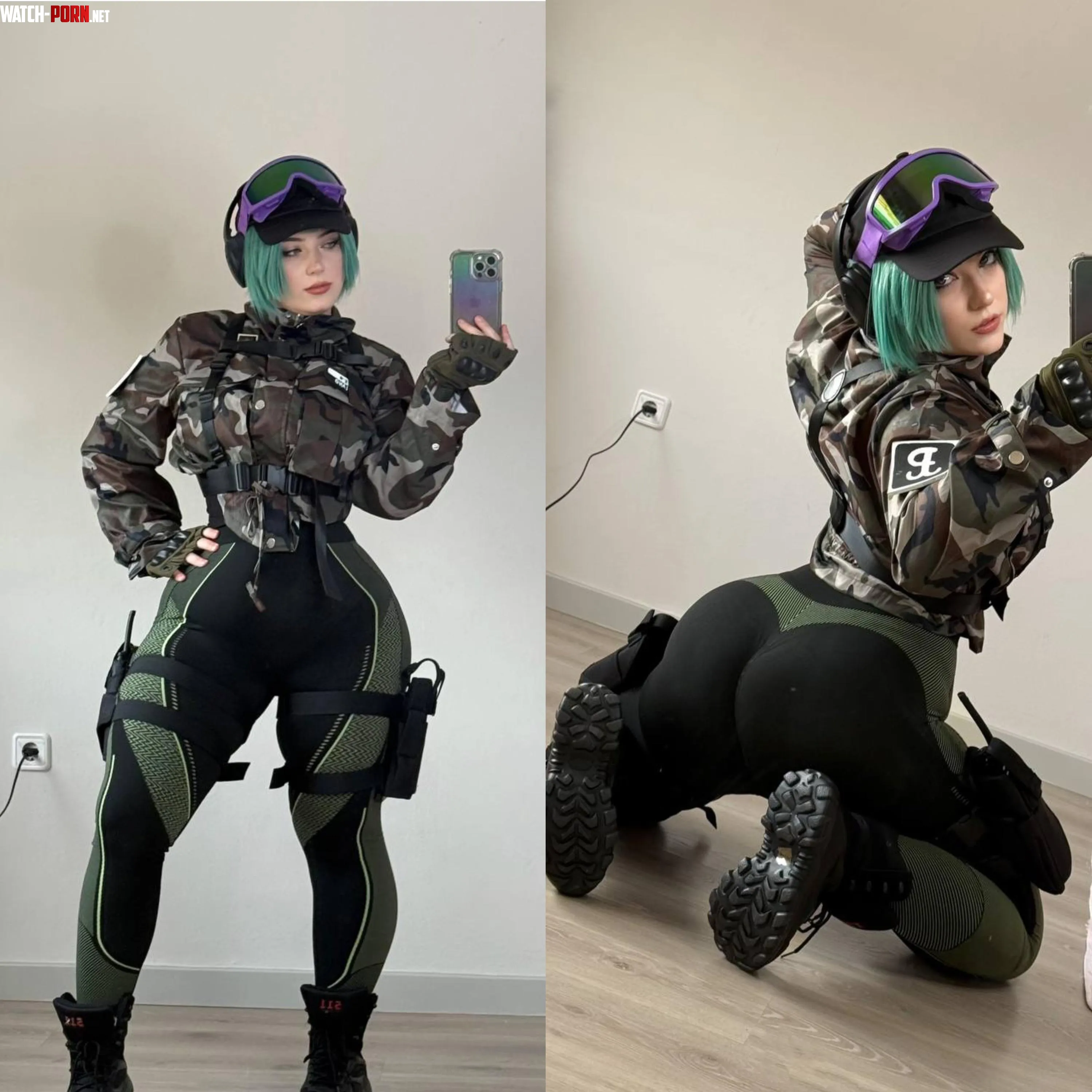 Ela - Rainbow 6 (Kuroitsne) by Kurokitsunexcos