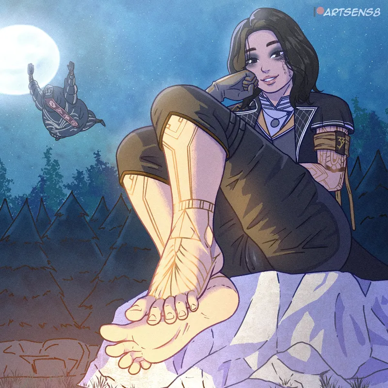Thumbnail Lune - 'At Camp' (ARTsens8) [Clair Obscur: Expedition 33] by EroTamaX