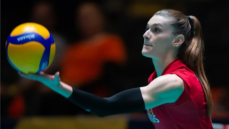 Thumbnail Britt Herbots: MarcellusCastleberry's Dynamic Perspective on VolleyballGirls