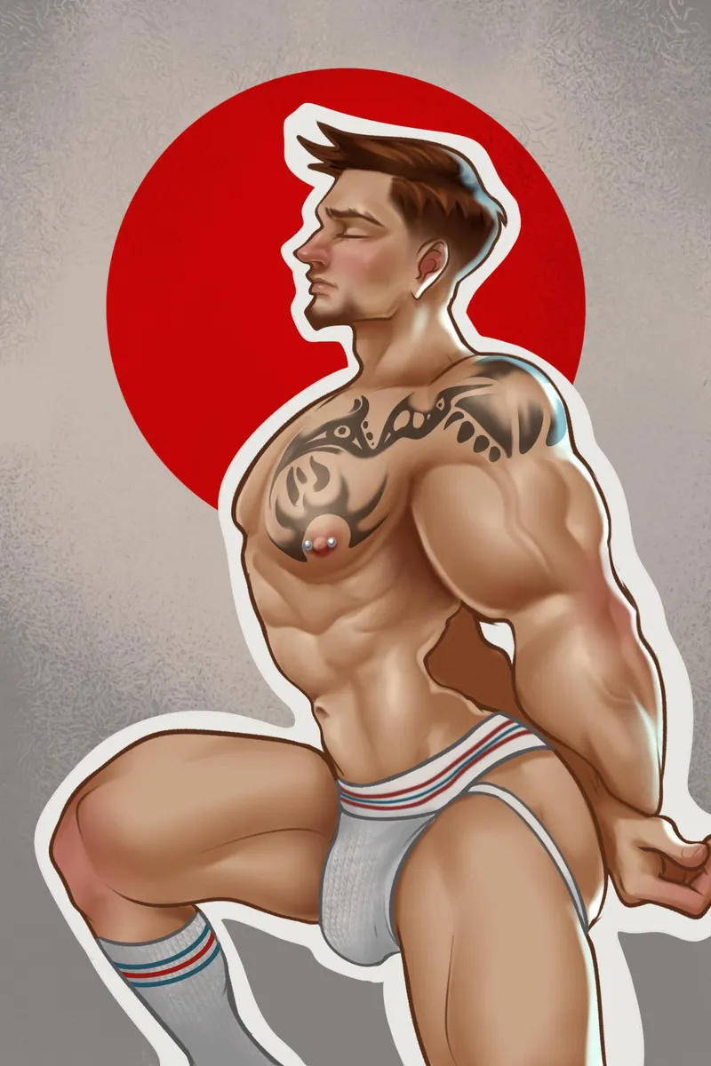 Thumbnail Jockstraps and white socks. OC by me by charlinel881