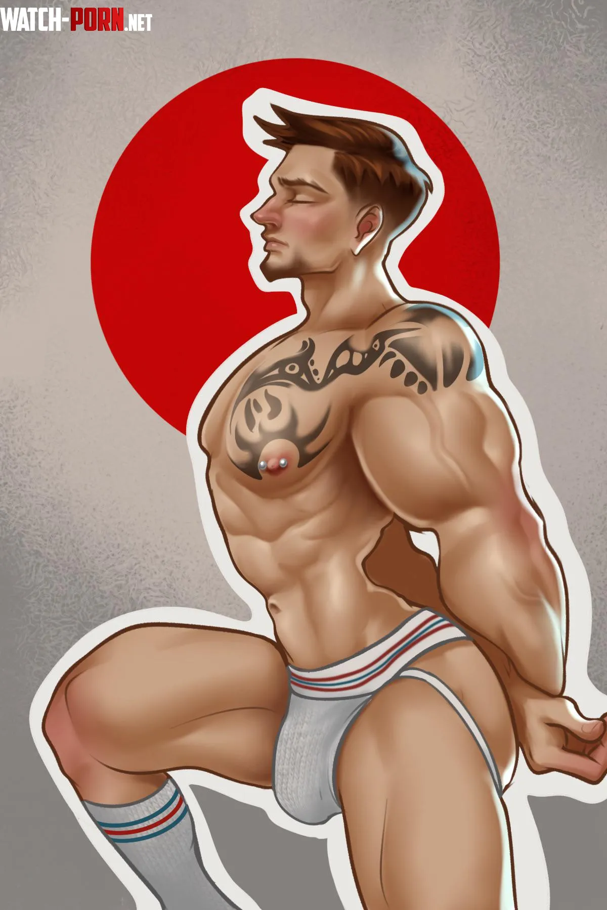 Jockstraps and white socks. OC by me by charlinel881