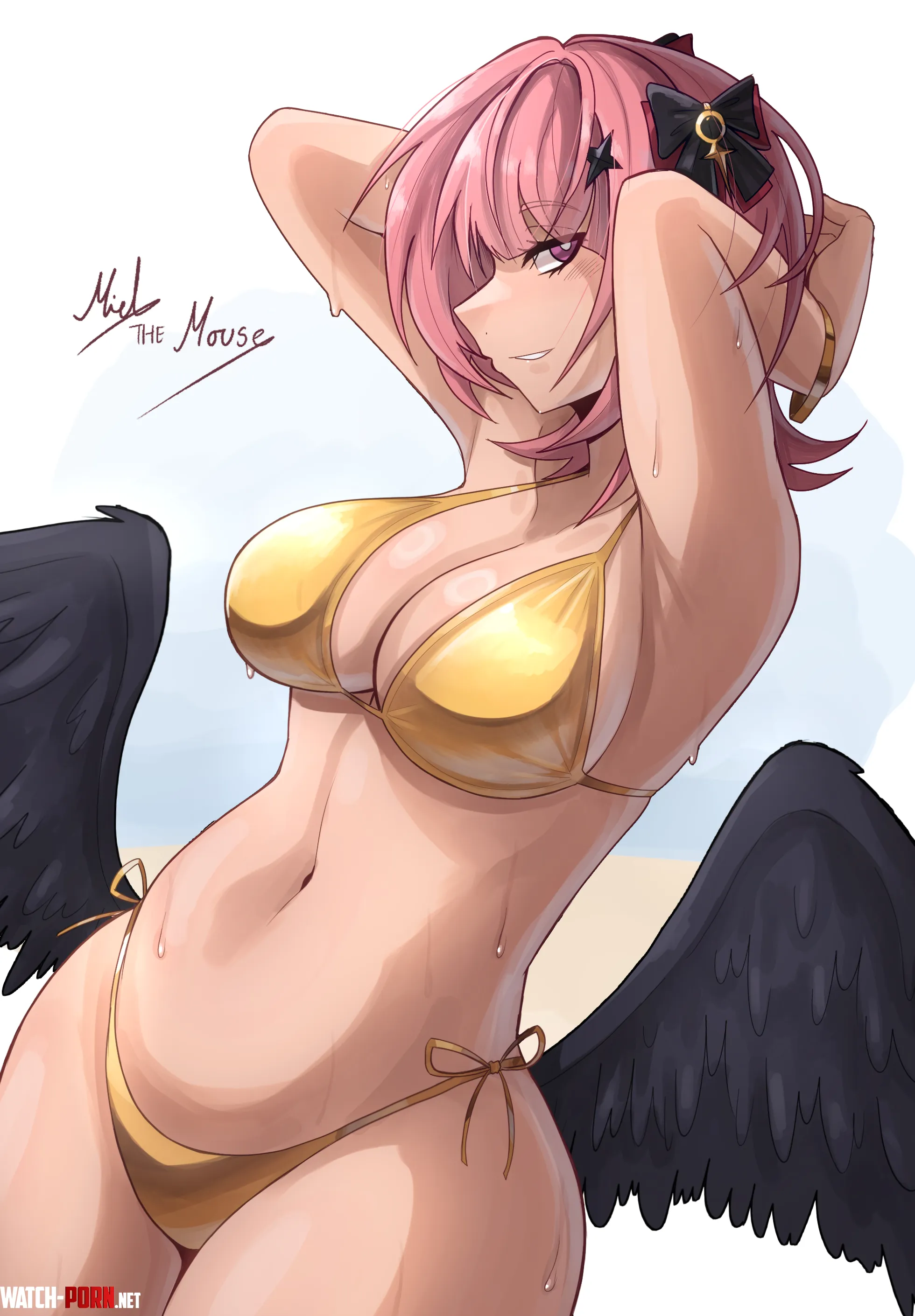 Remielle in Golden Bikini [ZZZ] (@MielTheMouse) by Burniel409