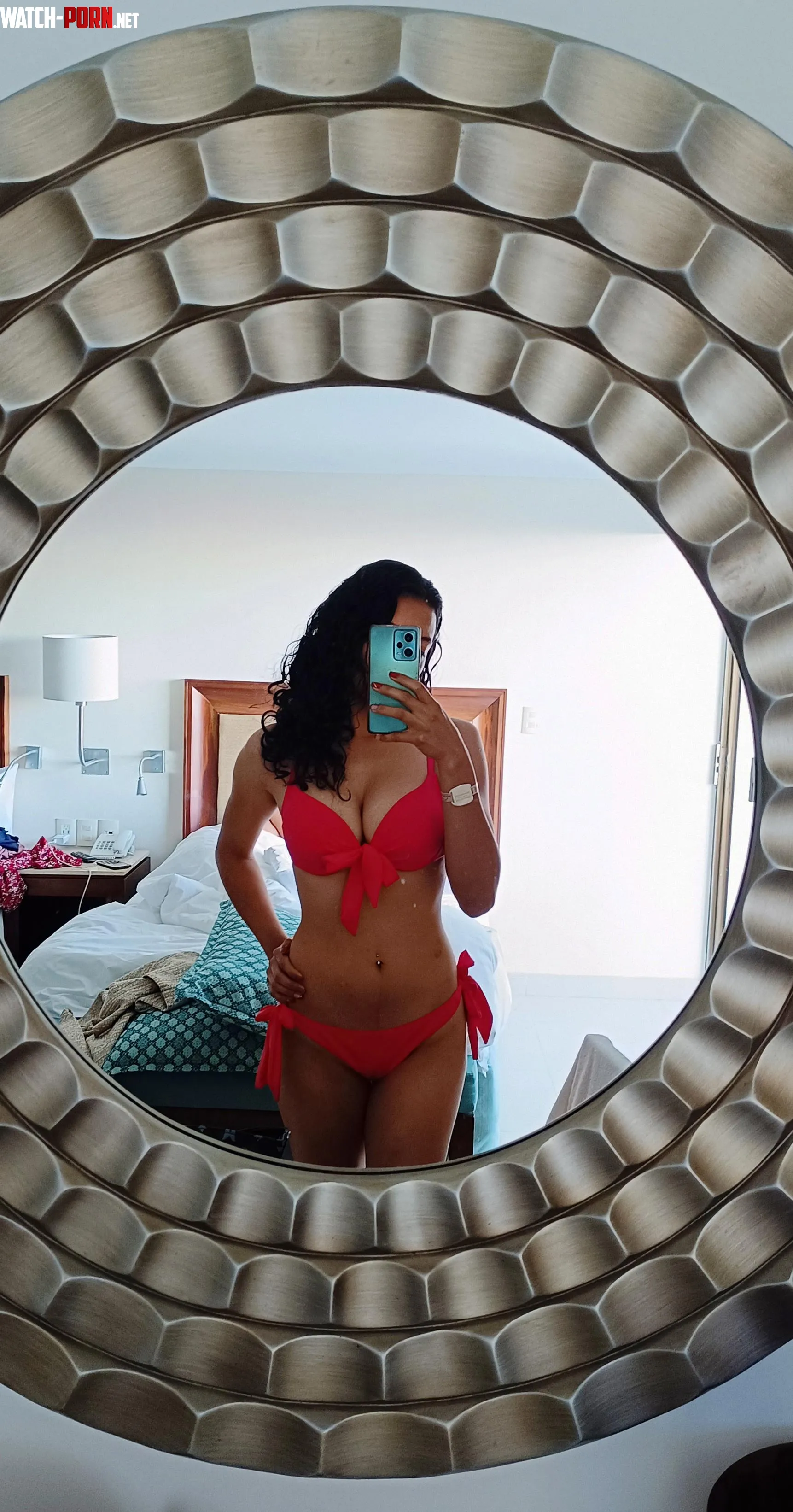 Just teasing in this little red number by Alone-Diamond-3265