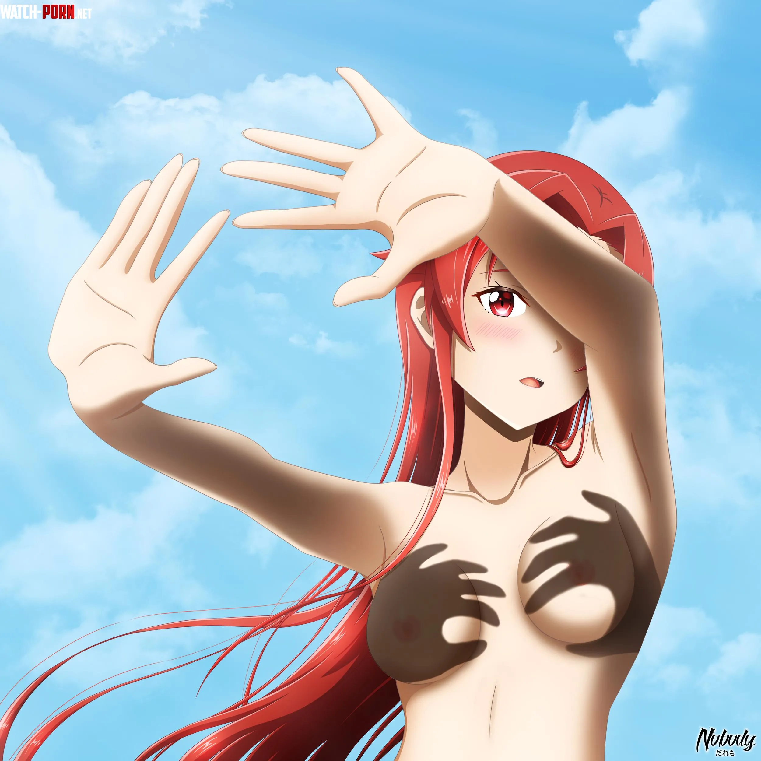 Tiese Shadow Hand Bra by Apisssz