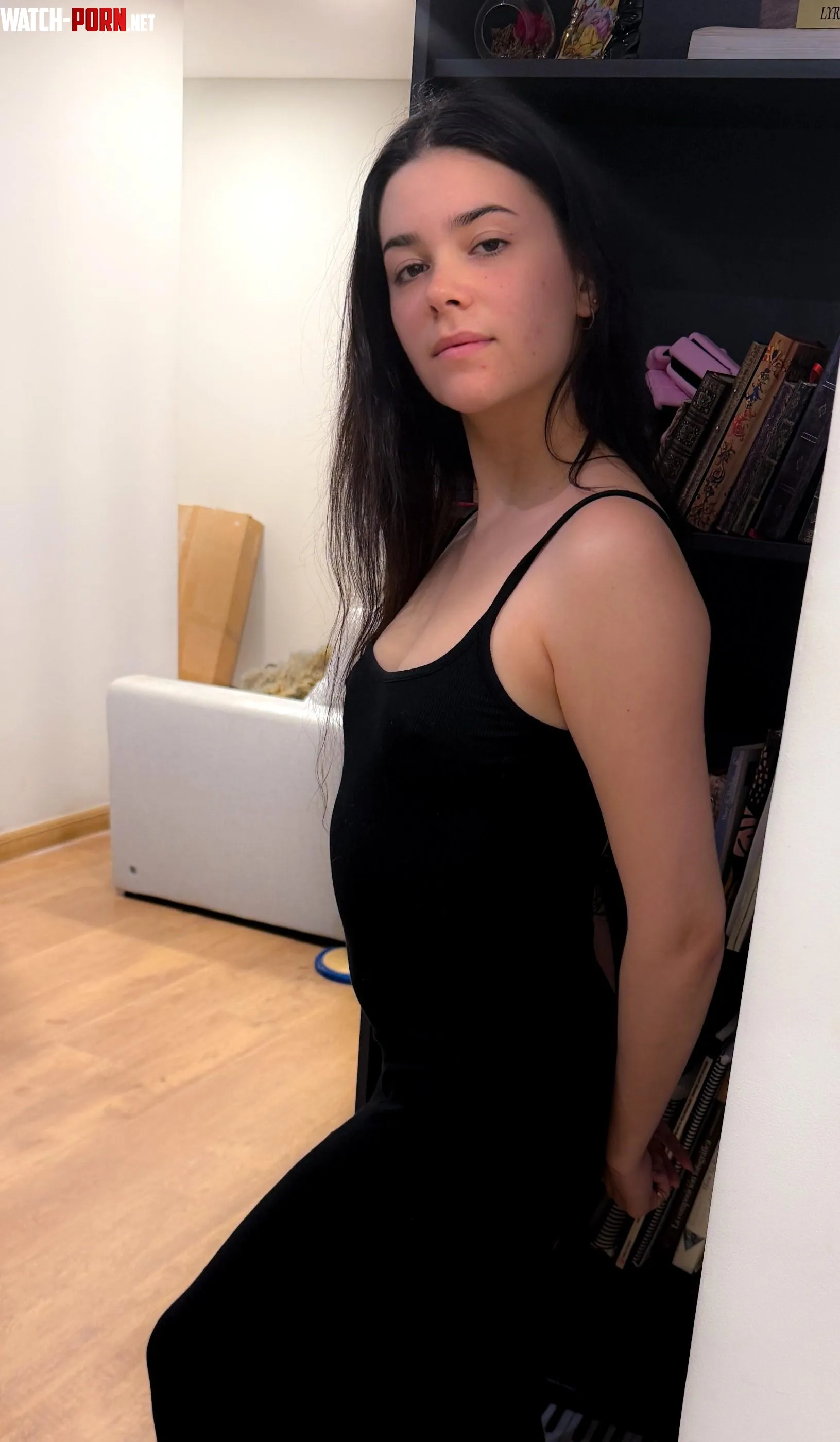 Vantablack tight dress. by cathyharpist