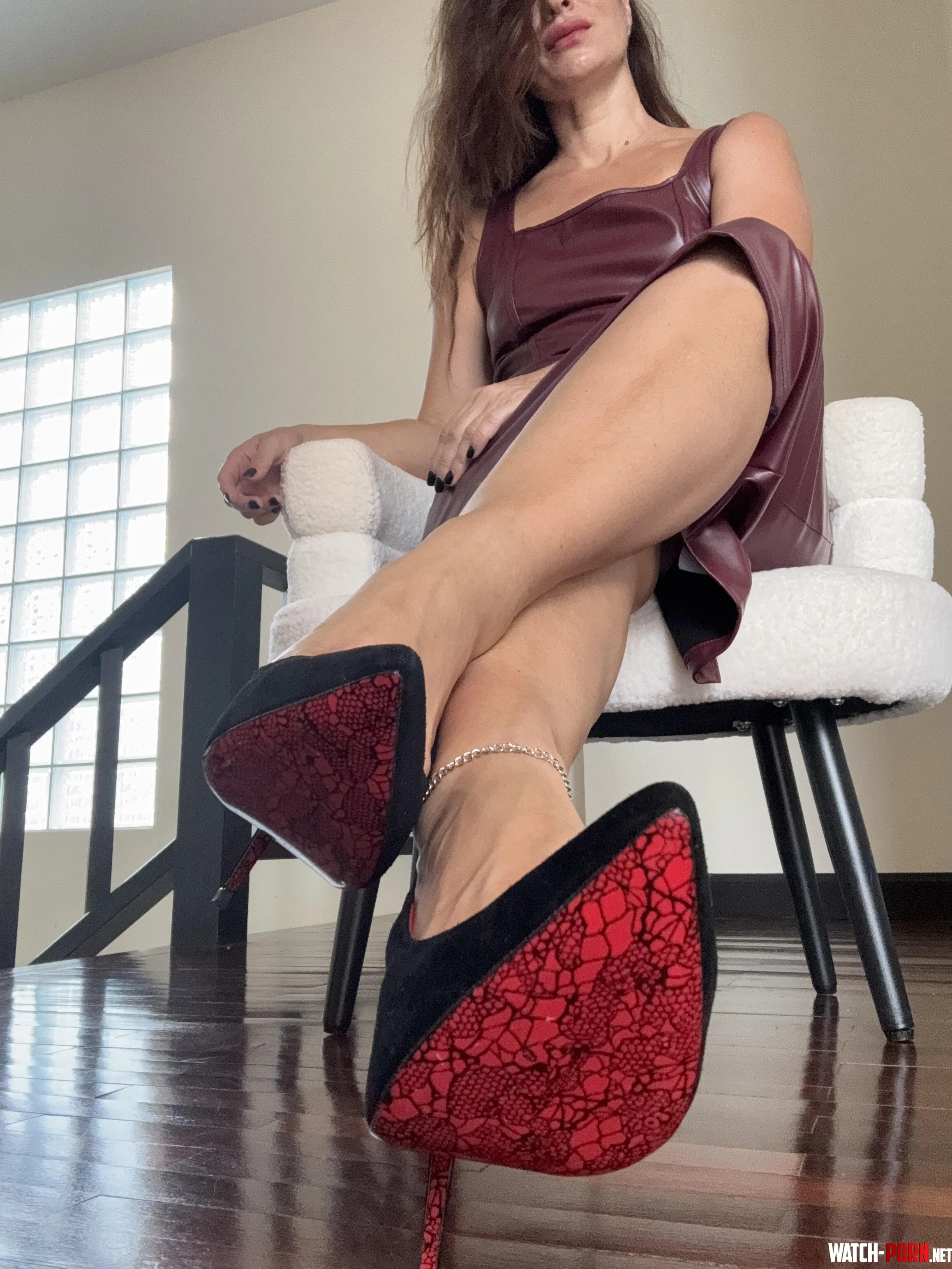 Clean lines, red soles and quiet confidence by SoleMusa