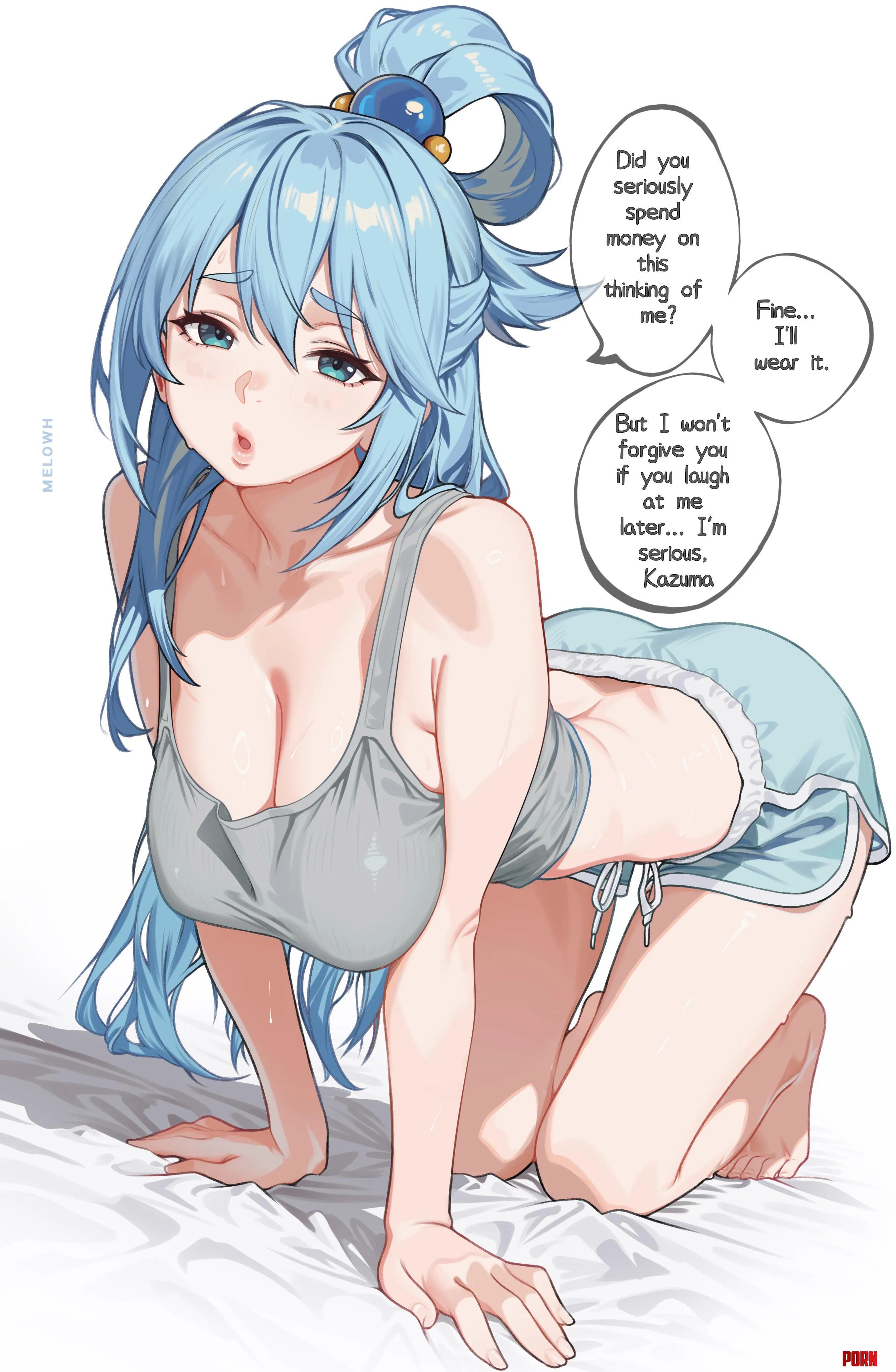 Sexy Aqua (Melowh) [KonoSuba] by Silent_Steak_9540