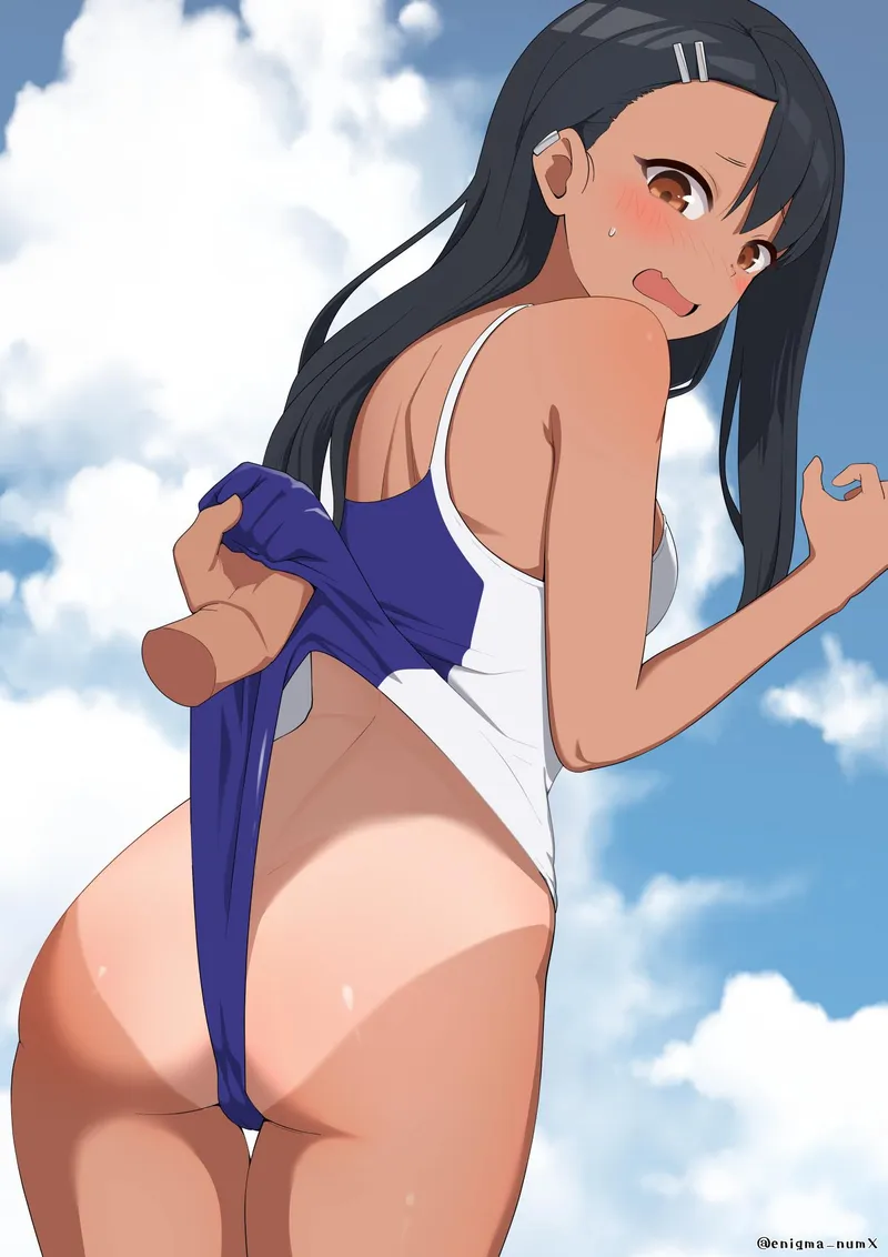 Thumbnail Playful Seduction: Nagatoro's Alluring Swimsuit by McKnight94