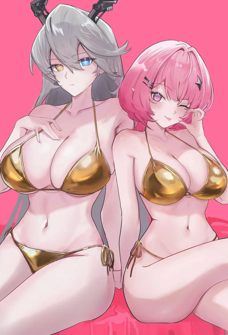 Thumbnail RainDMask: Two Golden Girls in Ecchi: Zenless Zone Zero