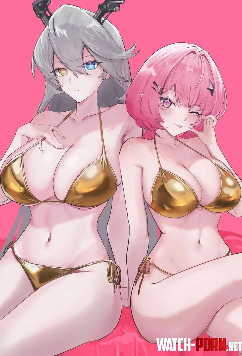 Two Golden Girls [zenless zone zero] (shion5200) by RainDMask
