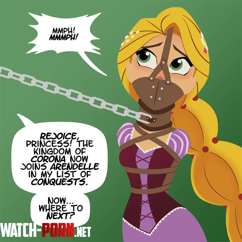 Rapunzel Bondage Art (Wossarem) by peachjabba