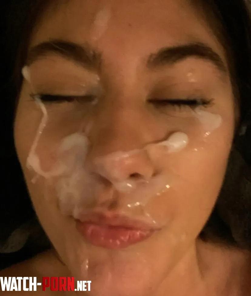 face full of love and lots of semen by Cloud-Kissez