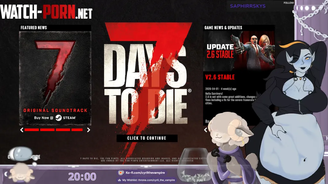 {Promo} Vorny Vamp Goddess Scavenges For Food (Live w/ 7 Days To Die & FTL) by icebarb
