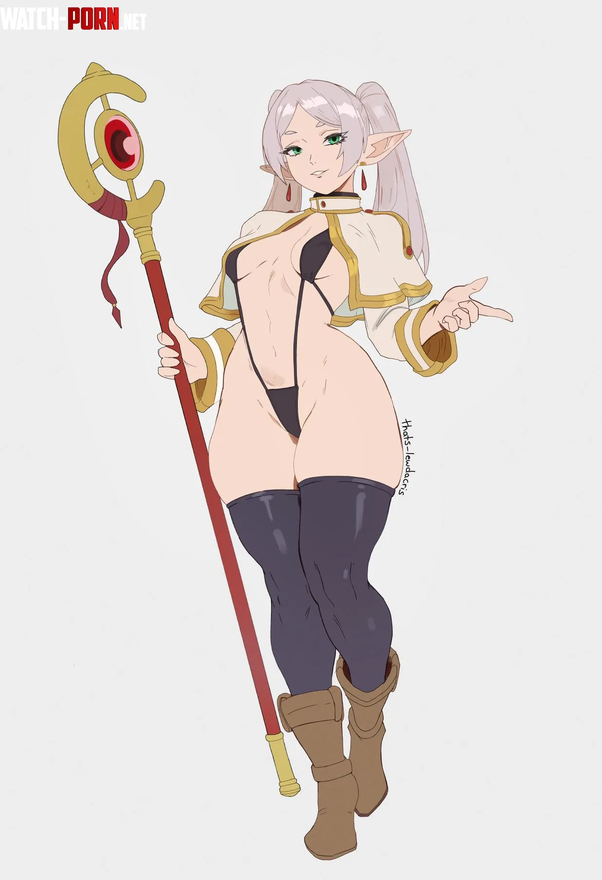 Frieren's new canon outfit (thats-lewdacris) [Frieren: Beyond Journey's End] by thats-lewdacris