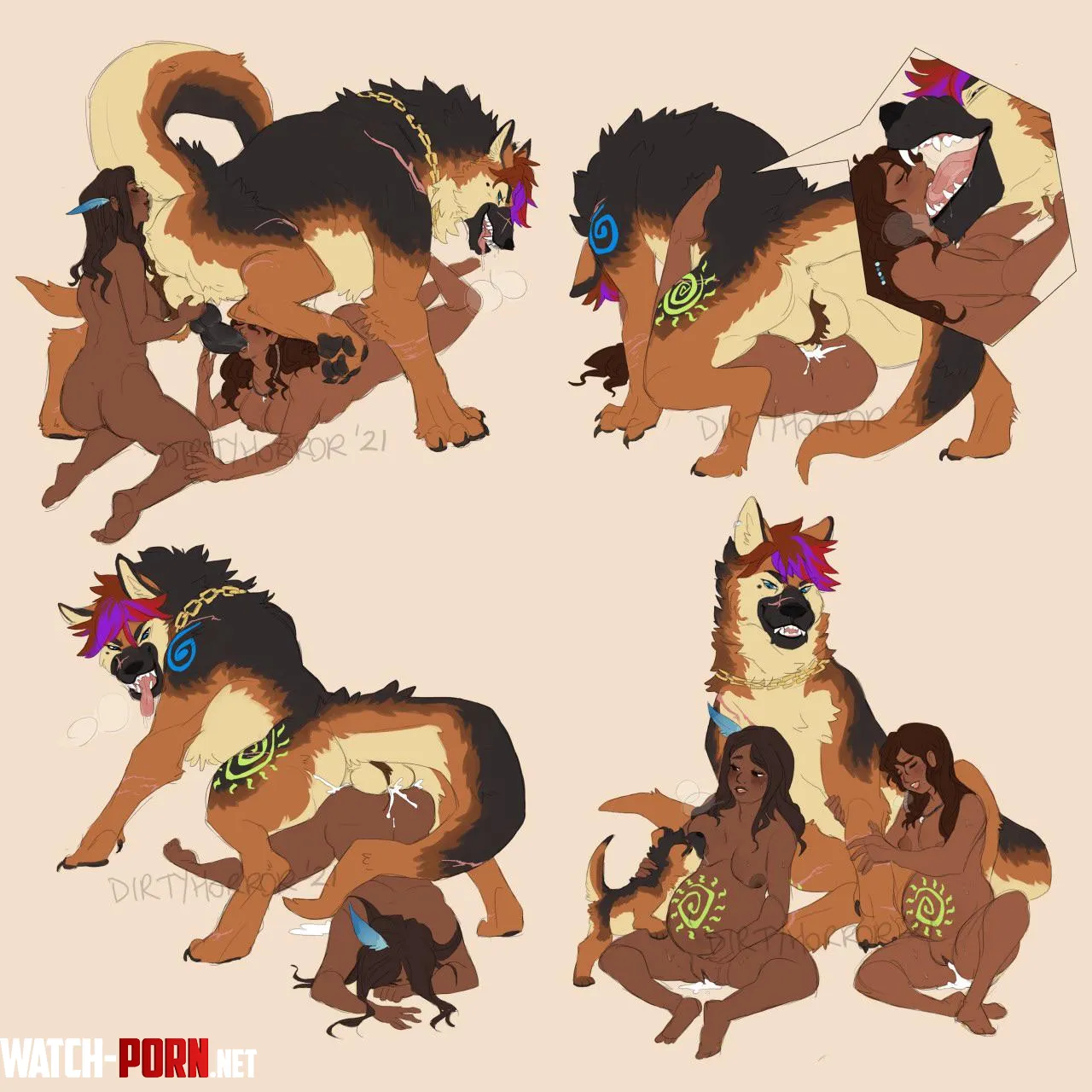 Why join a pack when you can create your own?~ (dirtyhorror) by MommyGwendolynn