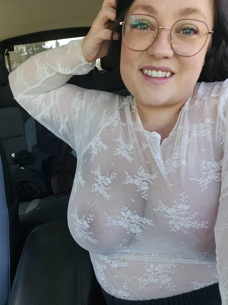 Thumbnail Wore this top in the Starbucks drive thru and he was so nervous and shaky I loved it by Jaded-Room3602