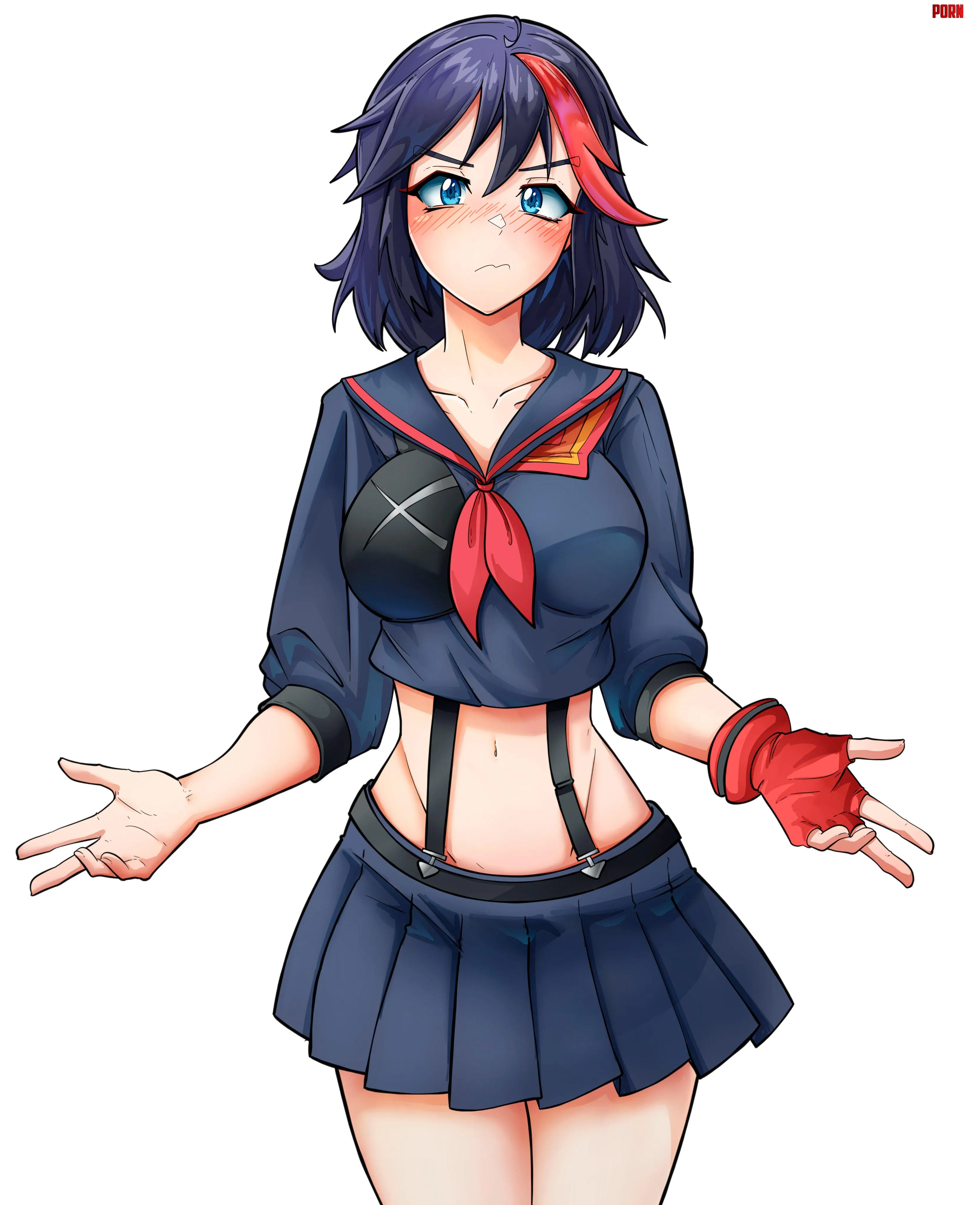 Ryūko's little Pogchamp [Kill la Kill] by LafterMastr