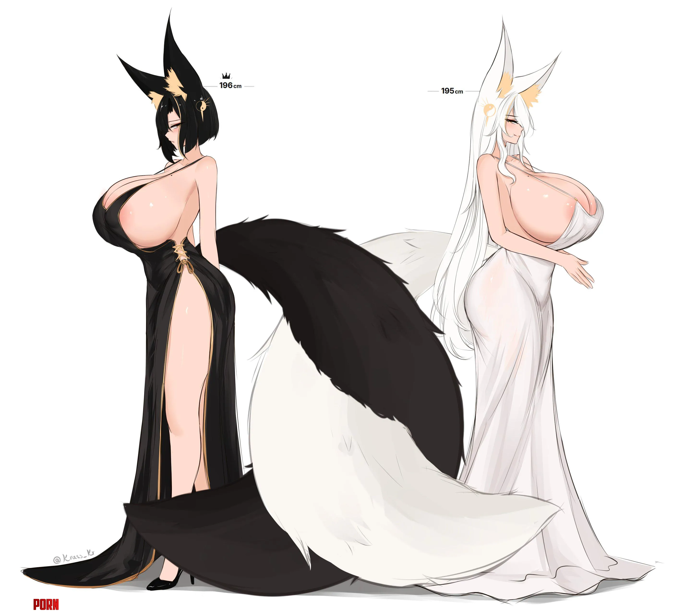 Fox Yin & Yang (Krass | Krass_kr) by SilentIceWind
